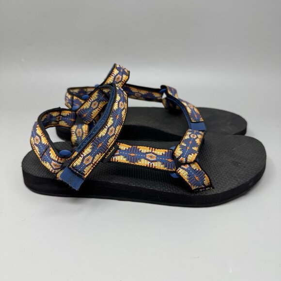 Womens Teva Size 9 Aztec Print Ankle Strap Hiking Sandals 1003987 - Picture 1 of 9